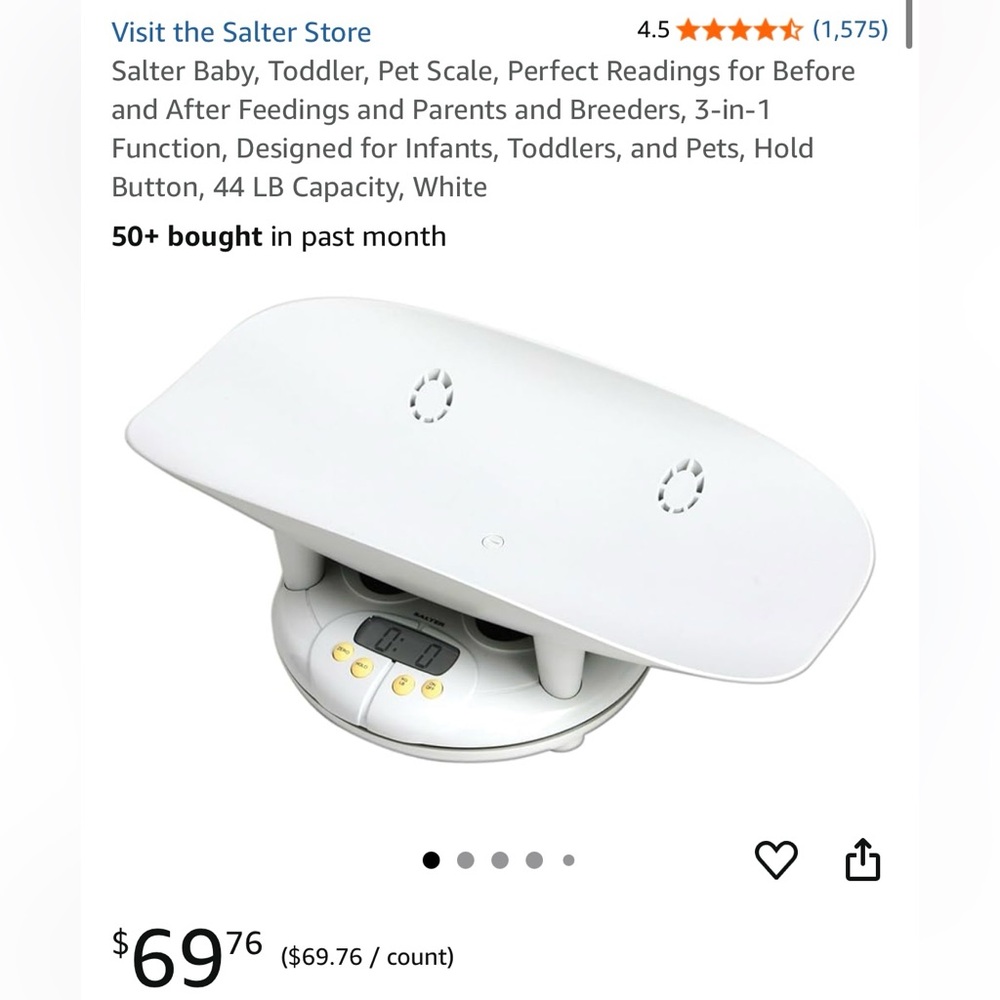 Digital Baby Scale with LCD Display